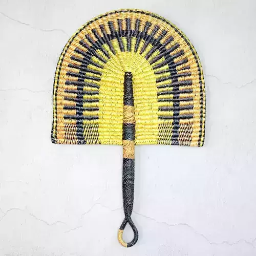 African Handwoven Fan 25