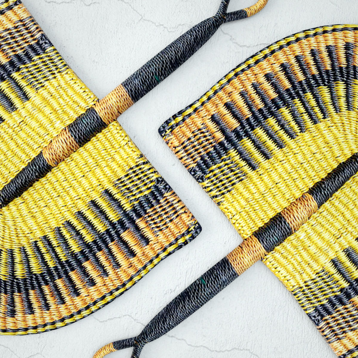African Handwoven Fan 25 3D model_5