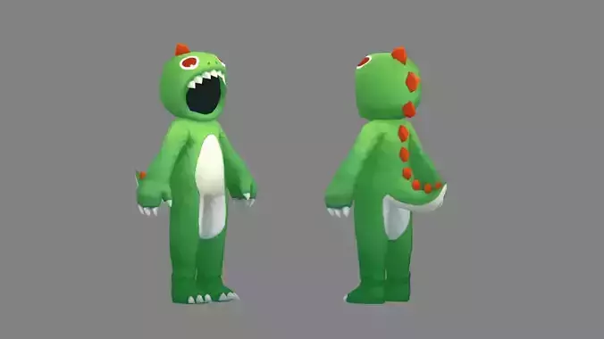 Cartoon dragon costume - cosplay