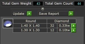 Pinwheel diamond pendant 3D print model_6