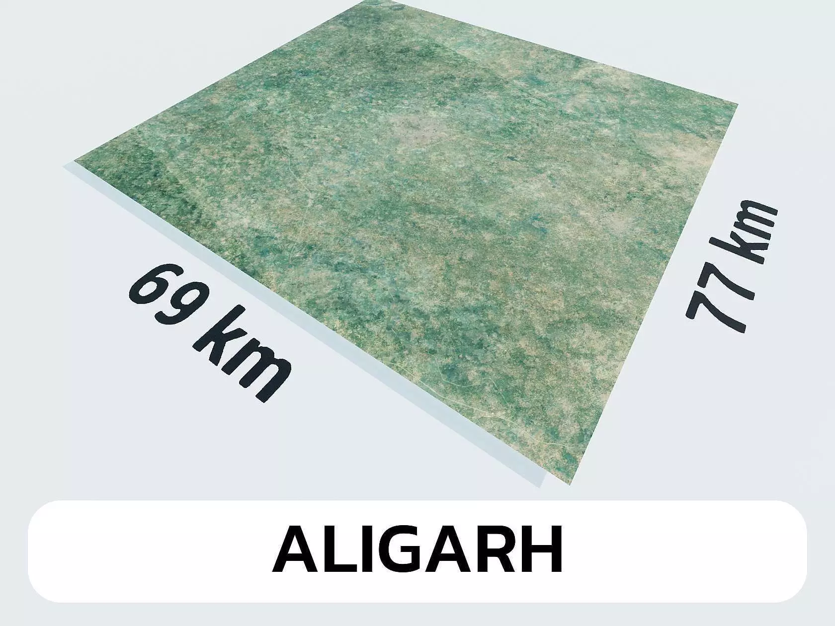 Aligarh India City Landscape 3D Model 3D model_0