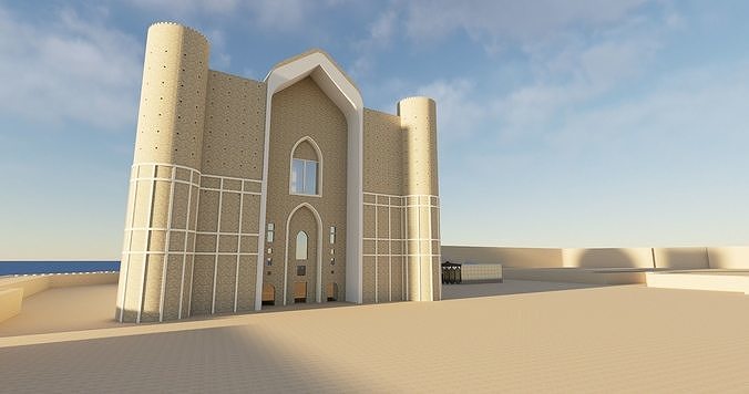 Mosque 3d model 3D model