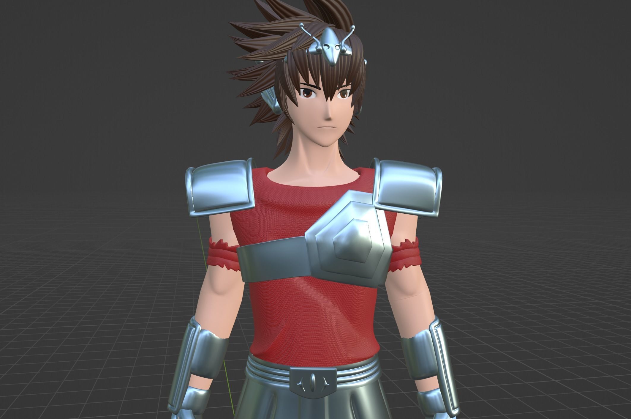 Pegasus Tenma - Saint Seiya 3D model_6