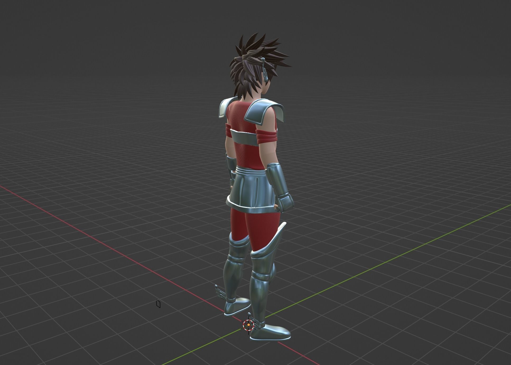 Pegasus Tenma - Saint Seiya 3D model_5