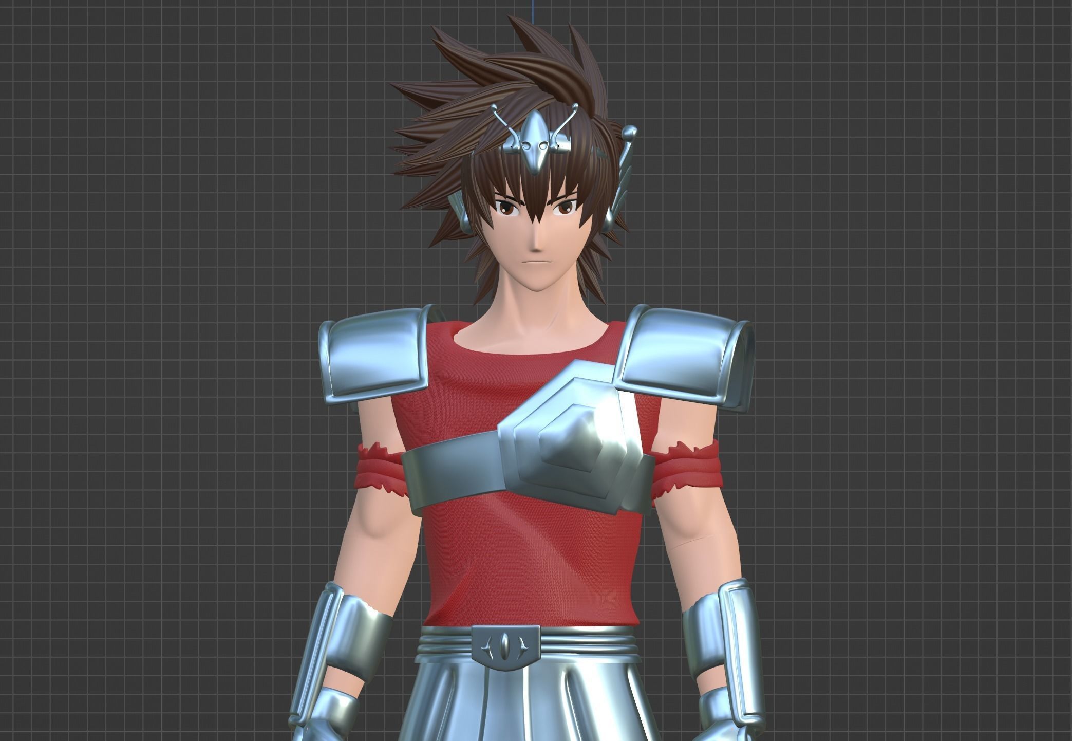 Pegasus Tenma - Saint Seiya 3D model_7