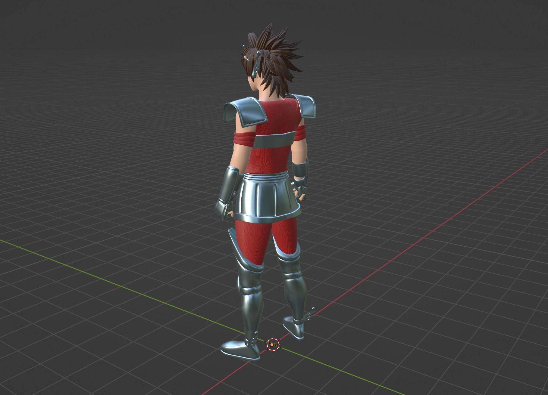Pegasus Tenma - Saint Seiya 3D model_4