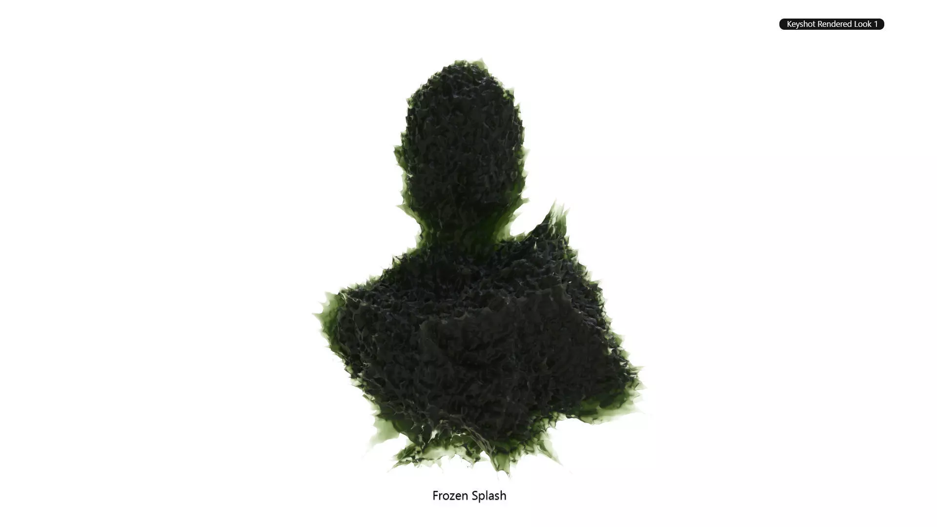 Frozen Splash For 3D Motiongraphics 3D model_0