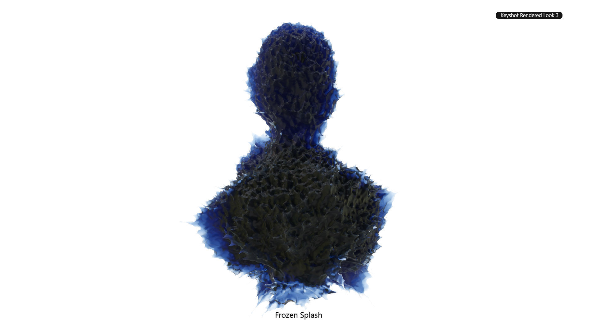 Frozen Splash For 3D Motiongraphics 3D model_2