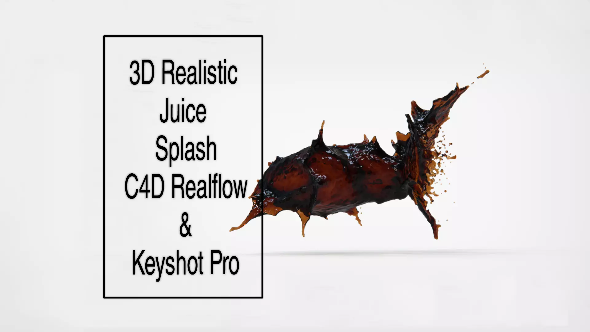 Realistic Liquid Splash V1 Free 3D model