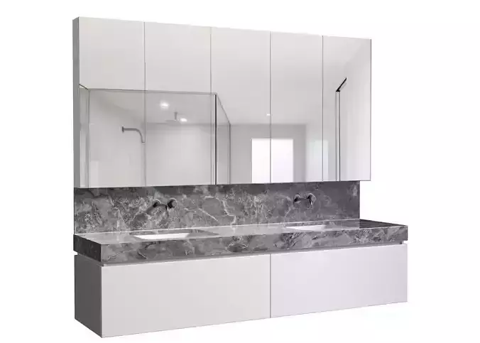 Bathroom furniture Cabinet washbasin Vanity