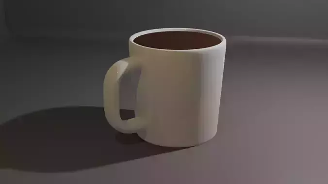 Cup With Coffee 3D model