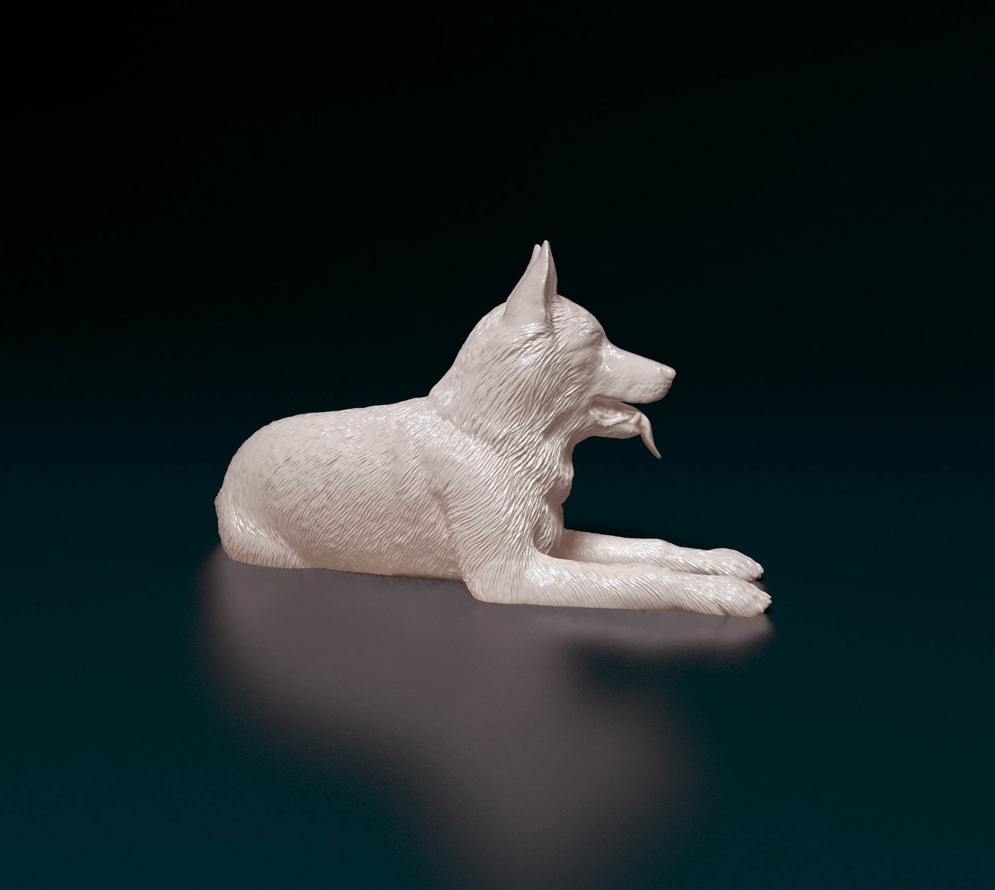 German shepherd 5 3D print model_1