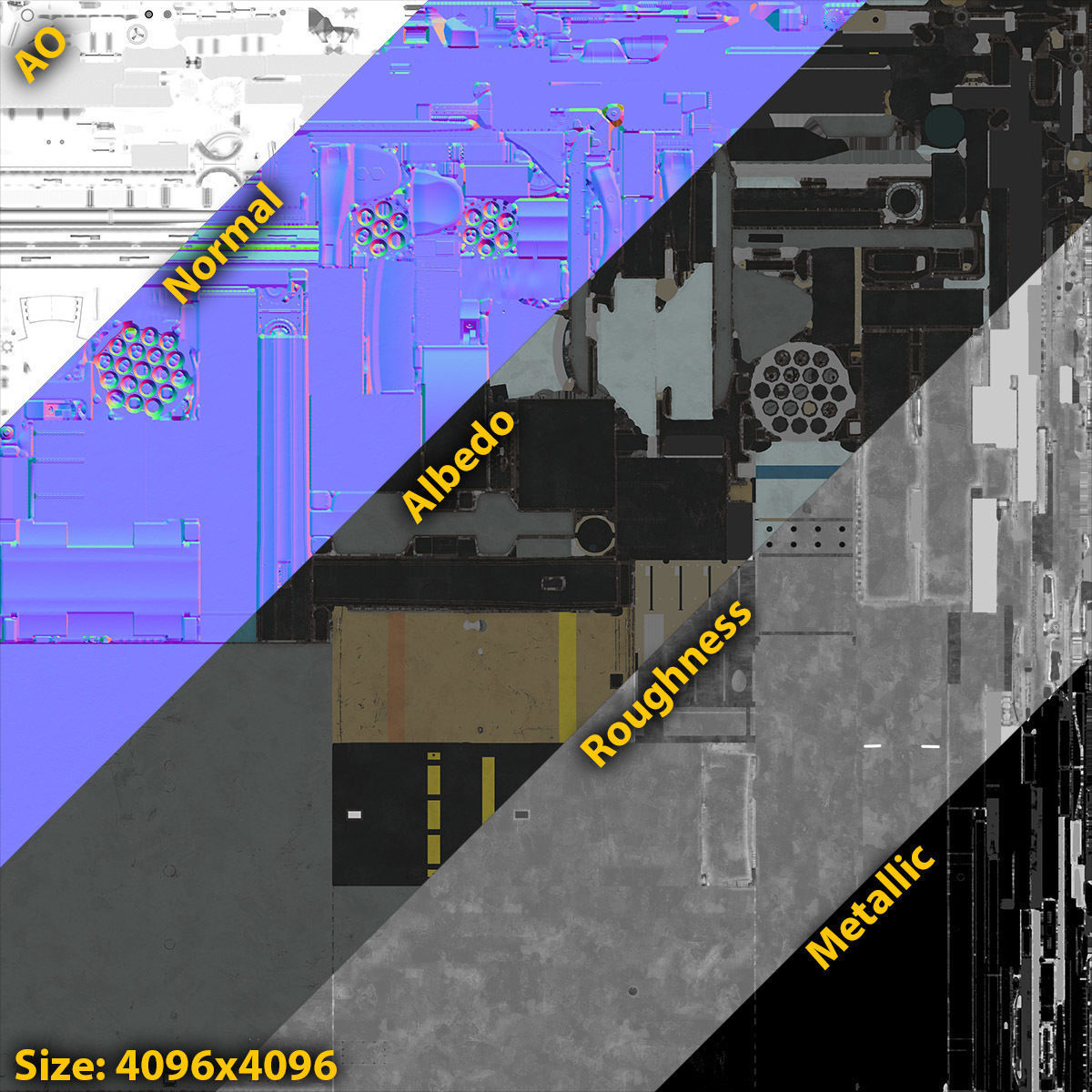 AH-64 Apache Low-poly 3D model_15