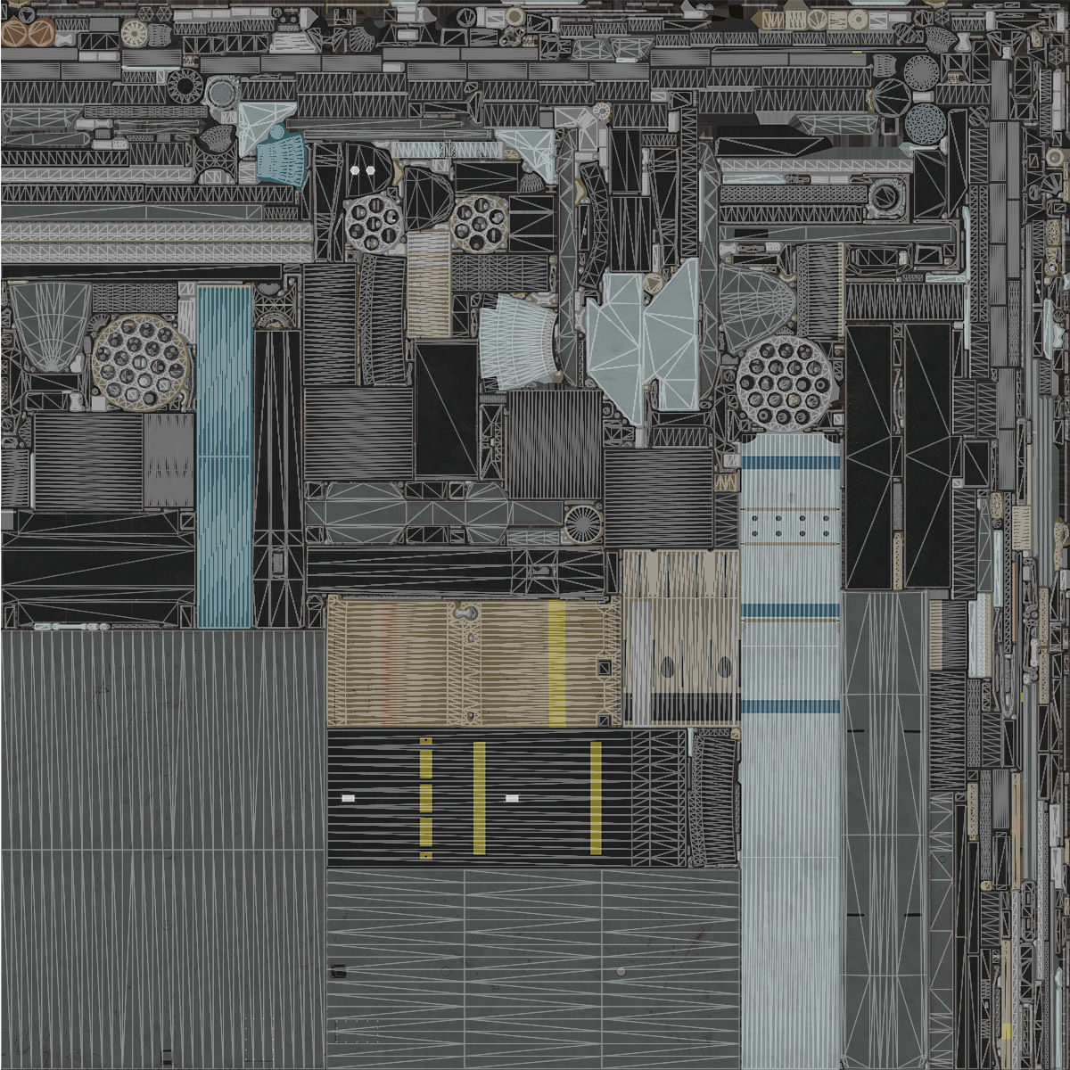 AH-64 Apache Low-poly 3D model_16