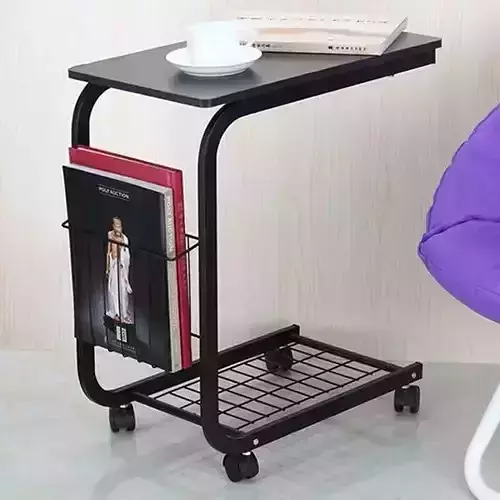 Movable storage type side table