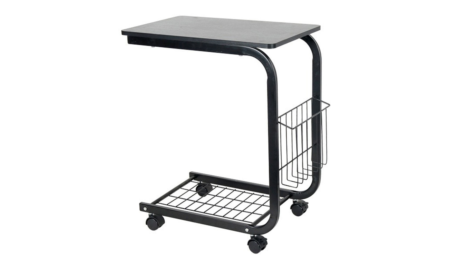 Movable storage type side table 3D model_1