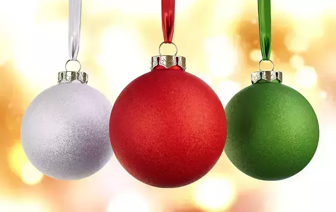 Christmas Bauble Decoration 3D model
