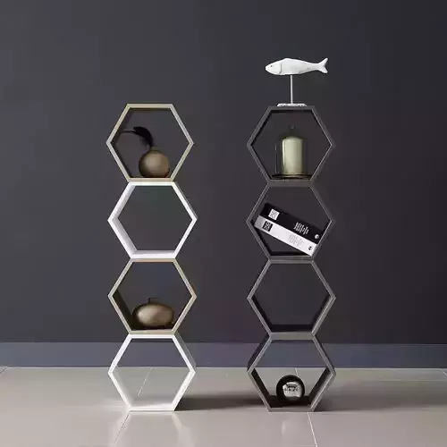 Raw fold space box hexagon 300