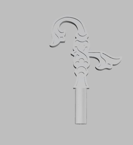 Armenian letters 3D print model_5