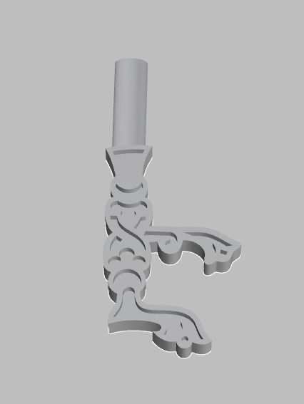Armenian letters 3D print model_5