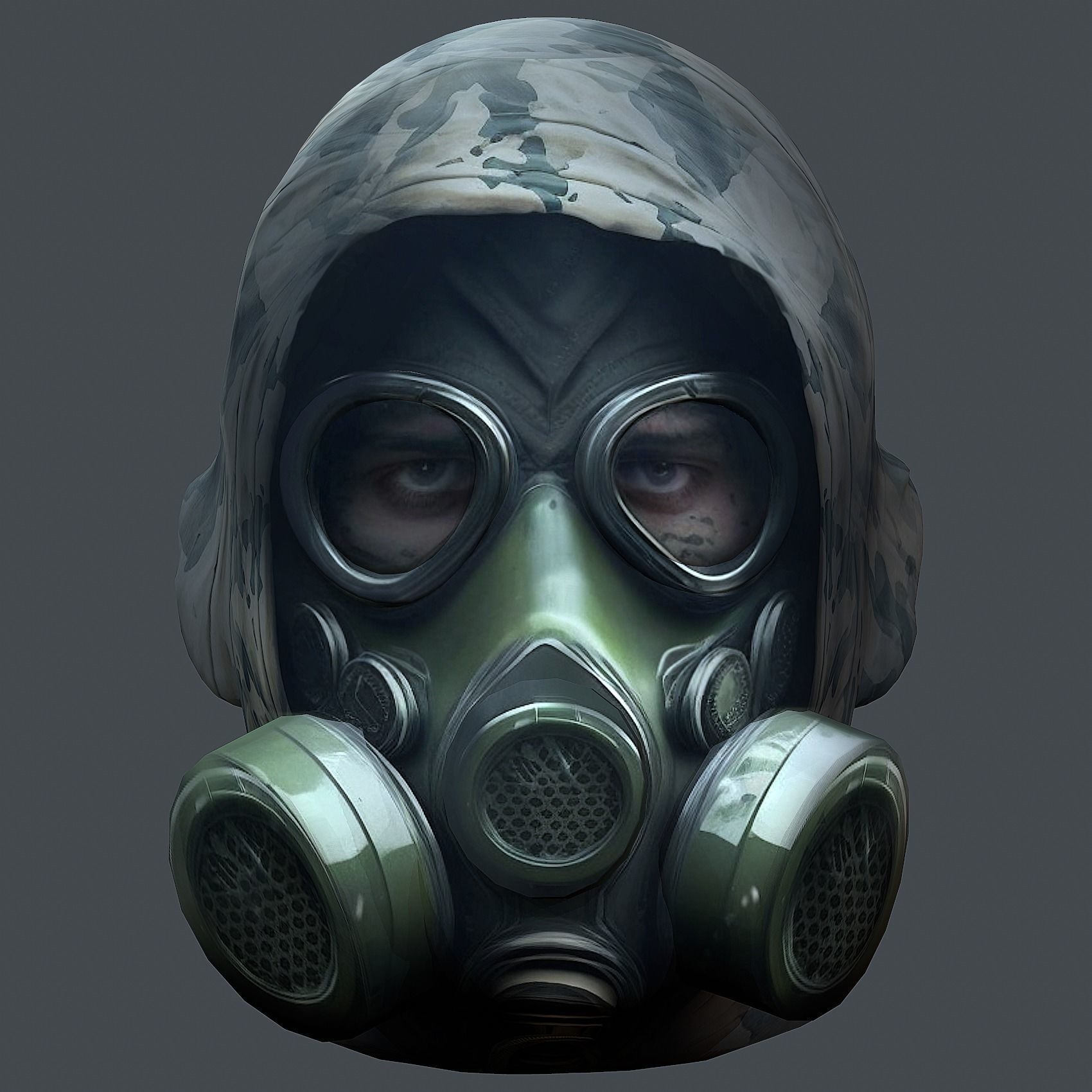 Helmet 3d model military combat Military Low-poly Low-poly Low-poly 3D model_1