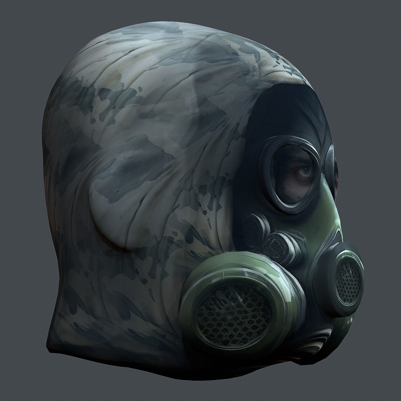 Helmet 3d model military combat Military Low-poly Low-poly Low-poly 3D model_6