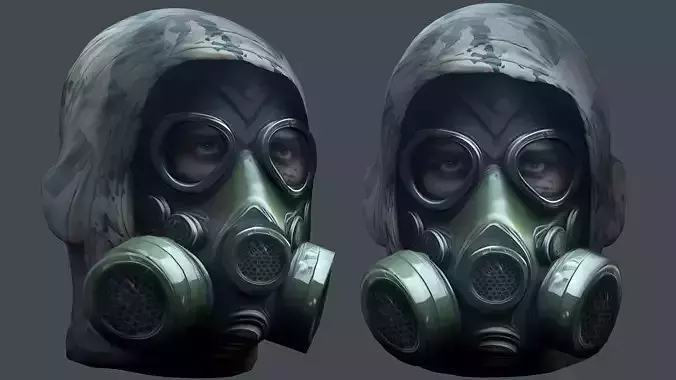 Helmet 3d model military combat Military Low-poly Low-poly