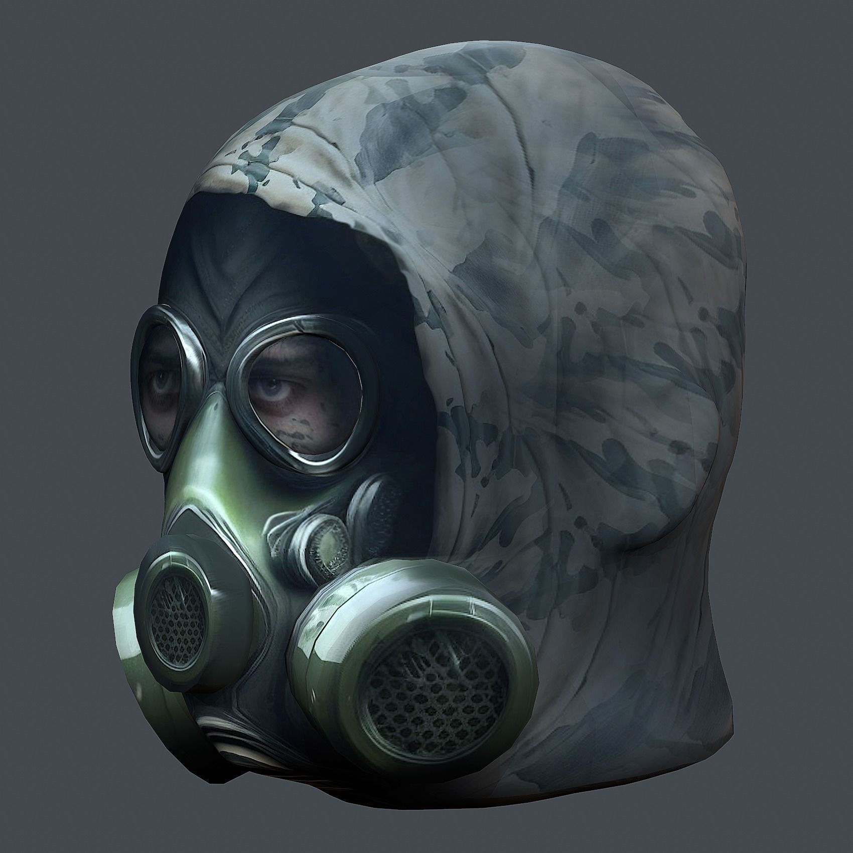 Helmet 3d model military combat Military Low-poly Low-poly Low-poly 3D model_8