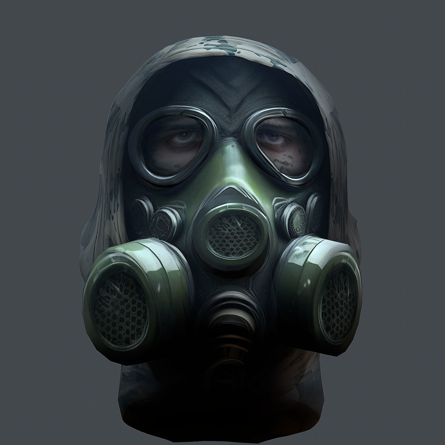 Helmet 3d model military combat Military Low-poly Low-poly Low-poly 3D model_5