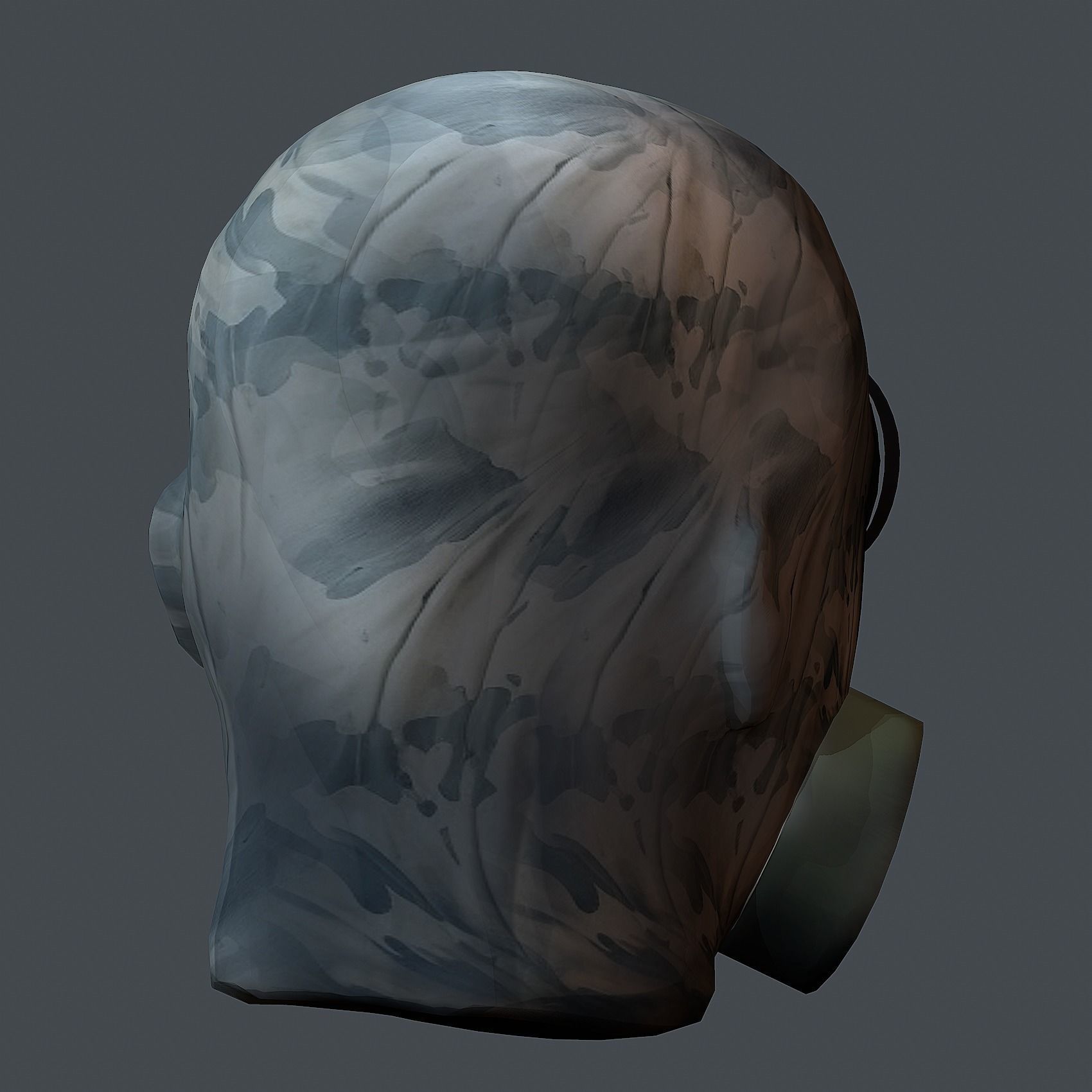 Helmet 3d model military combat Military Low-poly Low-poly Low-poly 3D model_7