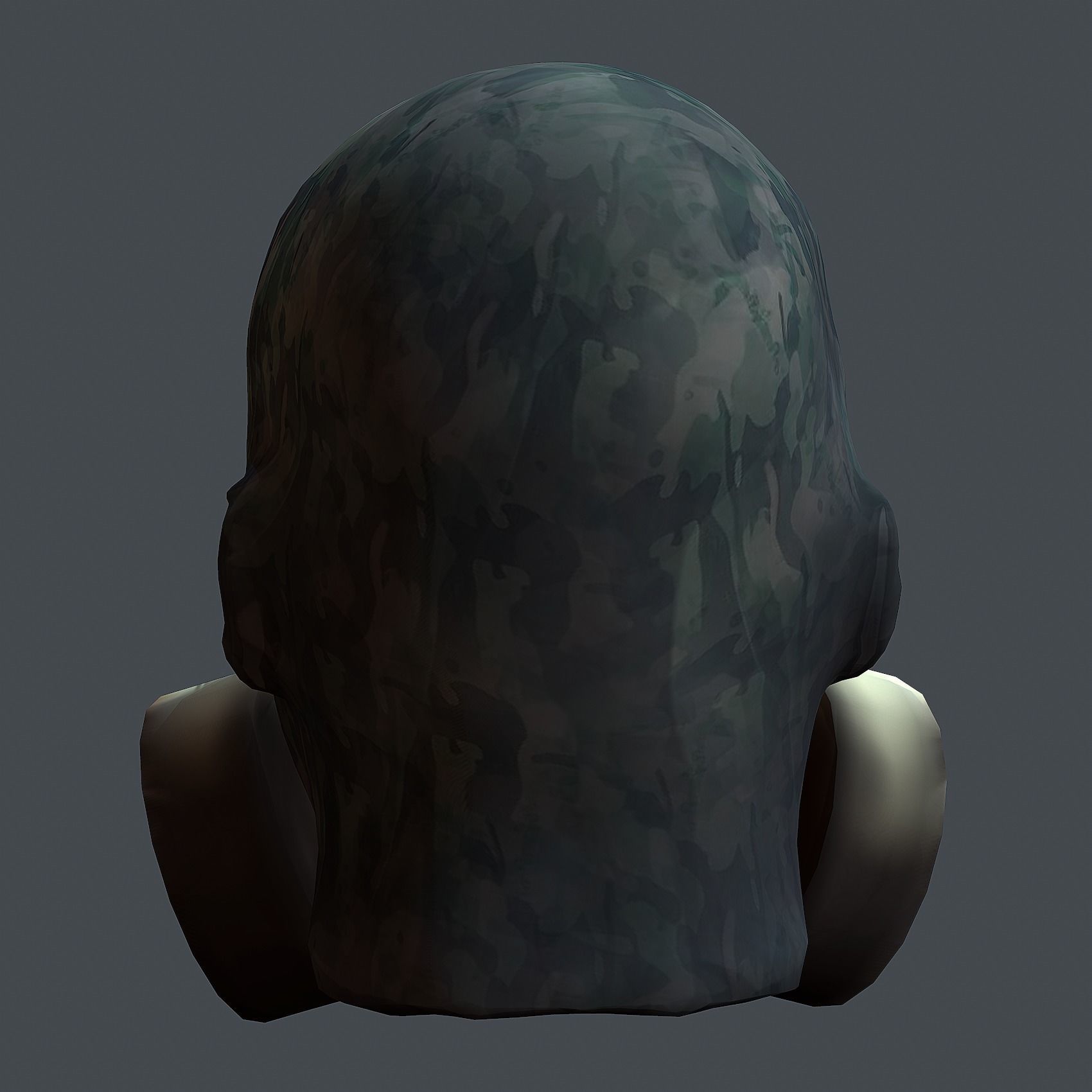 Helmet 3d model military combat Military Low-poly Low-poly Low-poly 3D model_7