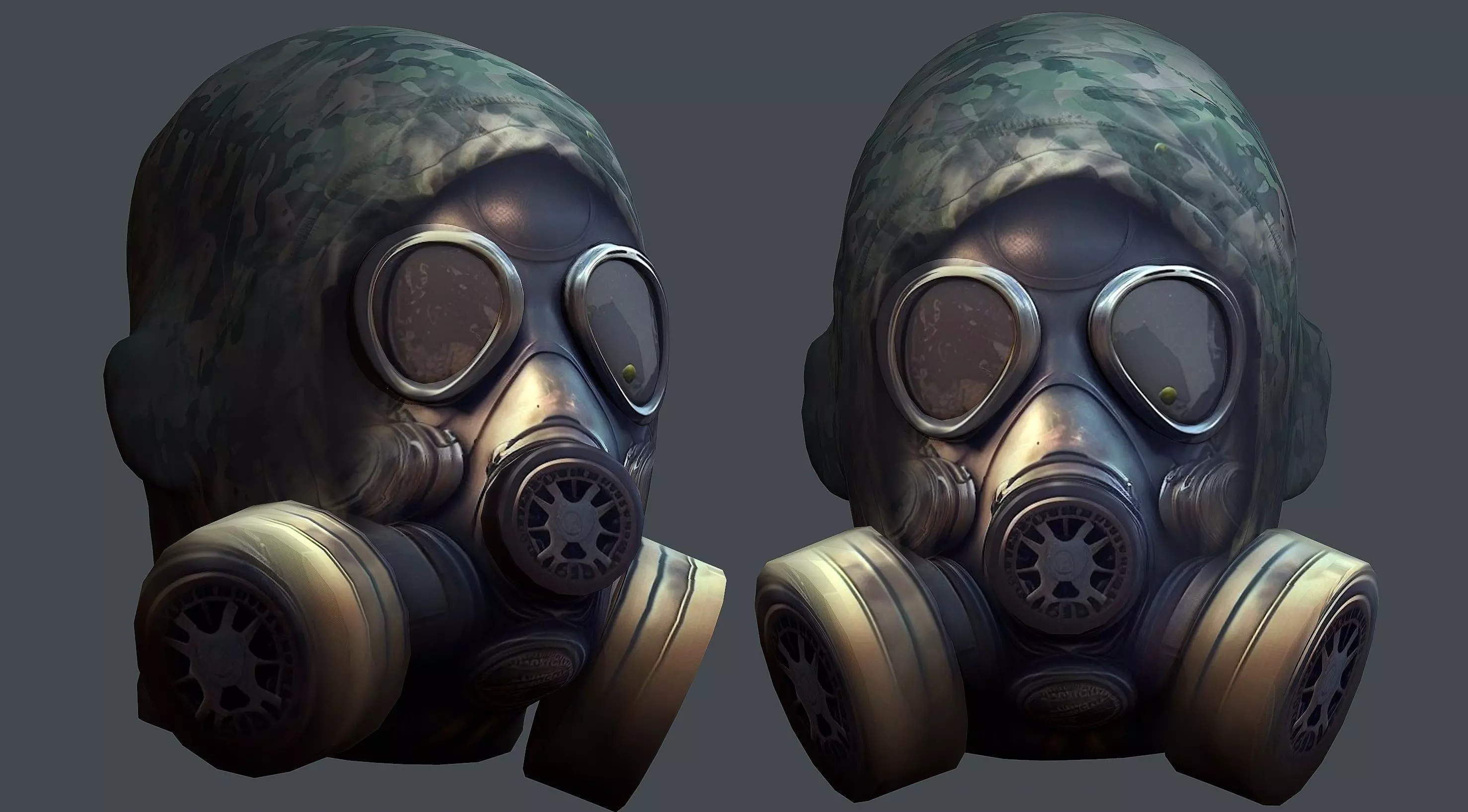 Helmet 3d model military combat Military Low-poly Low-poly Low-poly 3D model_0