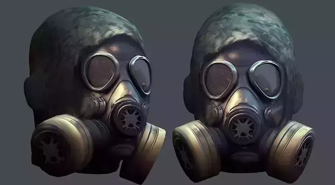 Helmet 3d model military combat Military Low-poly Low-poly