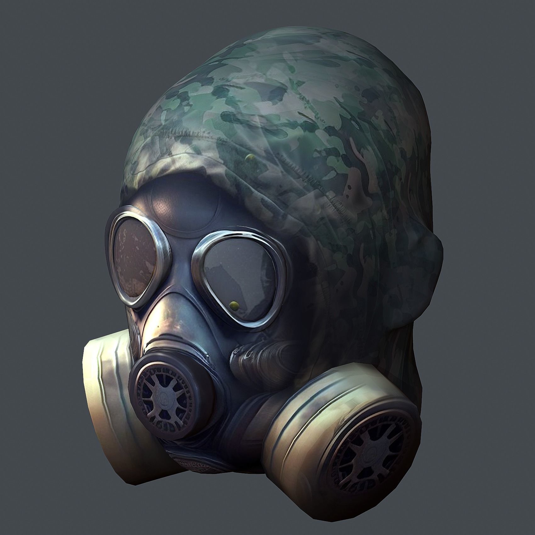 Helmet 3d model military combat Military Low-poly Low-poly Low-poly 3D model_8