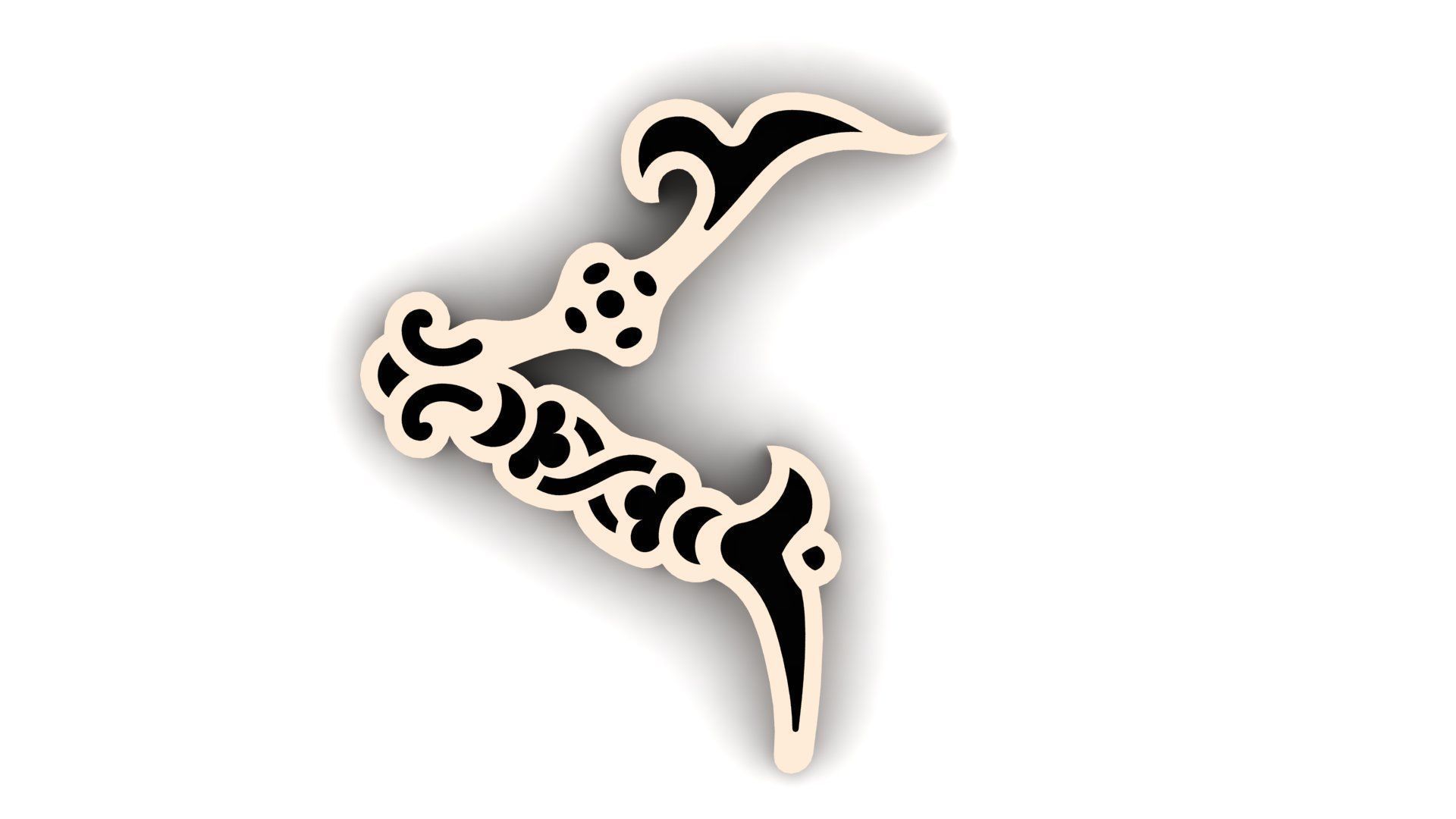  Armenian letters  3D print model_2