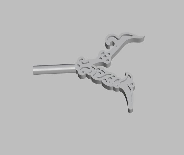  Armenian letters  3D print model_5