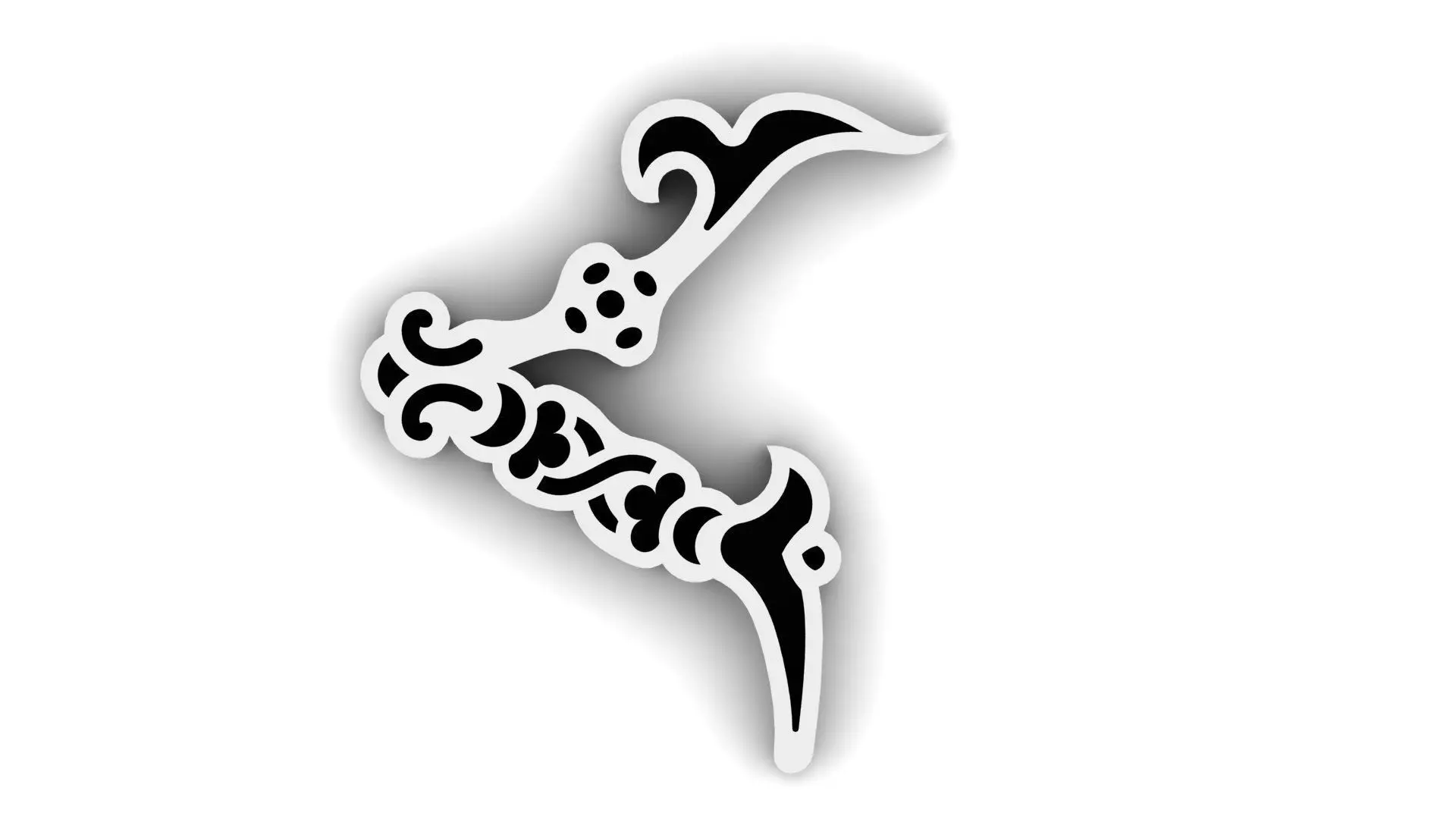  Armenian letters  3D print model_0