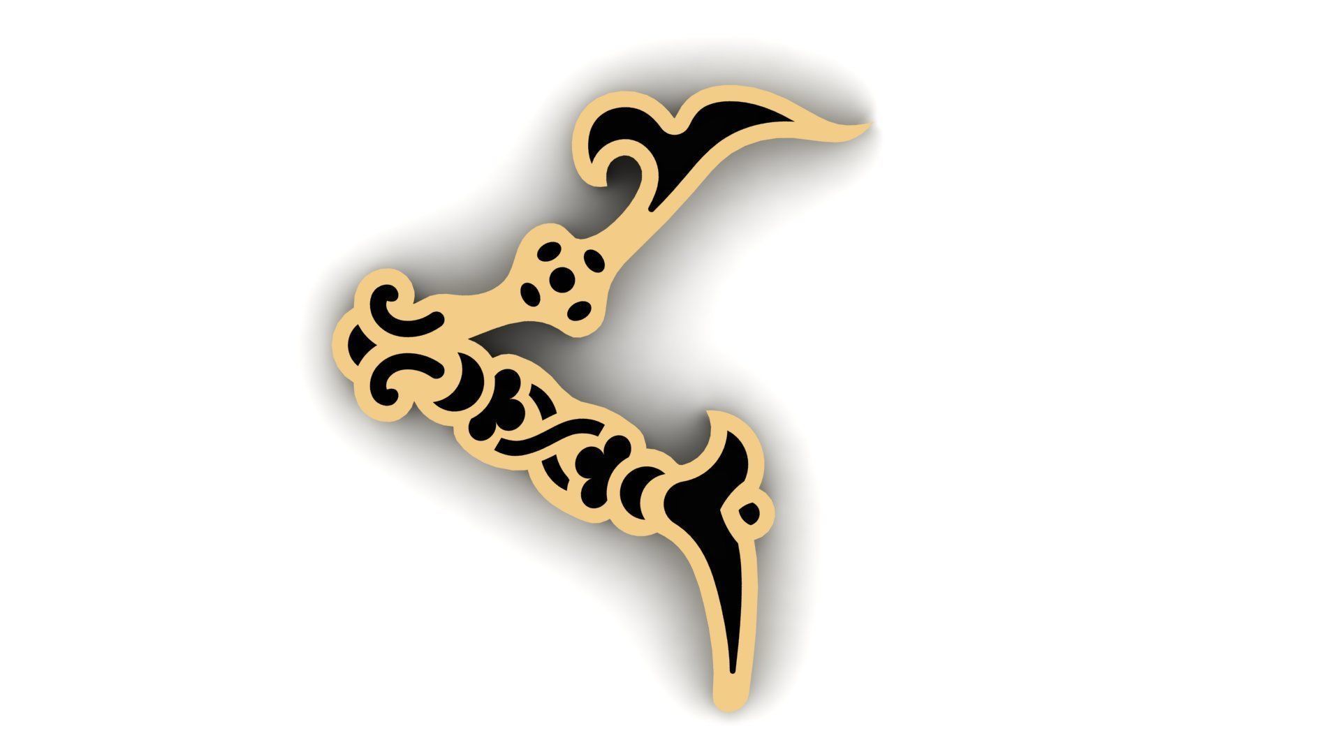  Armenian letters  3D print model_1