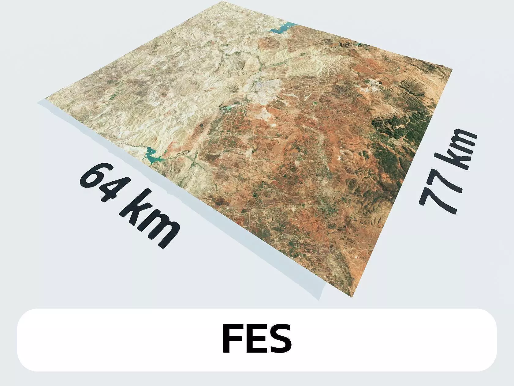 Fes Morocco City Landscape 3D Model 3D model_0