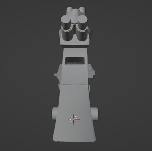 Microscope Low-poly 3D model_24