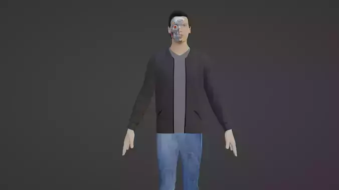 Cyber Character- Robot Man