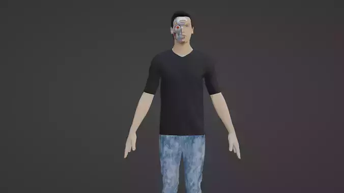 Cyber Character- Robot Man