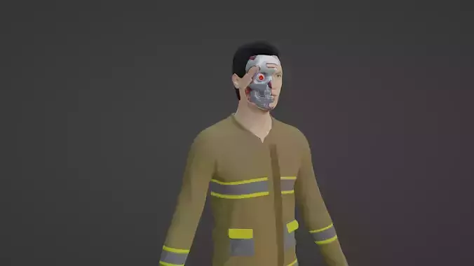 Cyber Worker - Robot Man