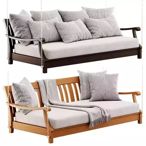 Wrenn Porch Wood Swing by Birch Lane