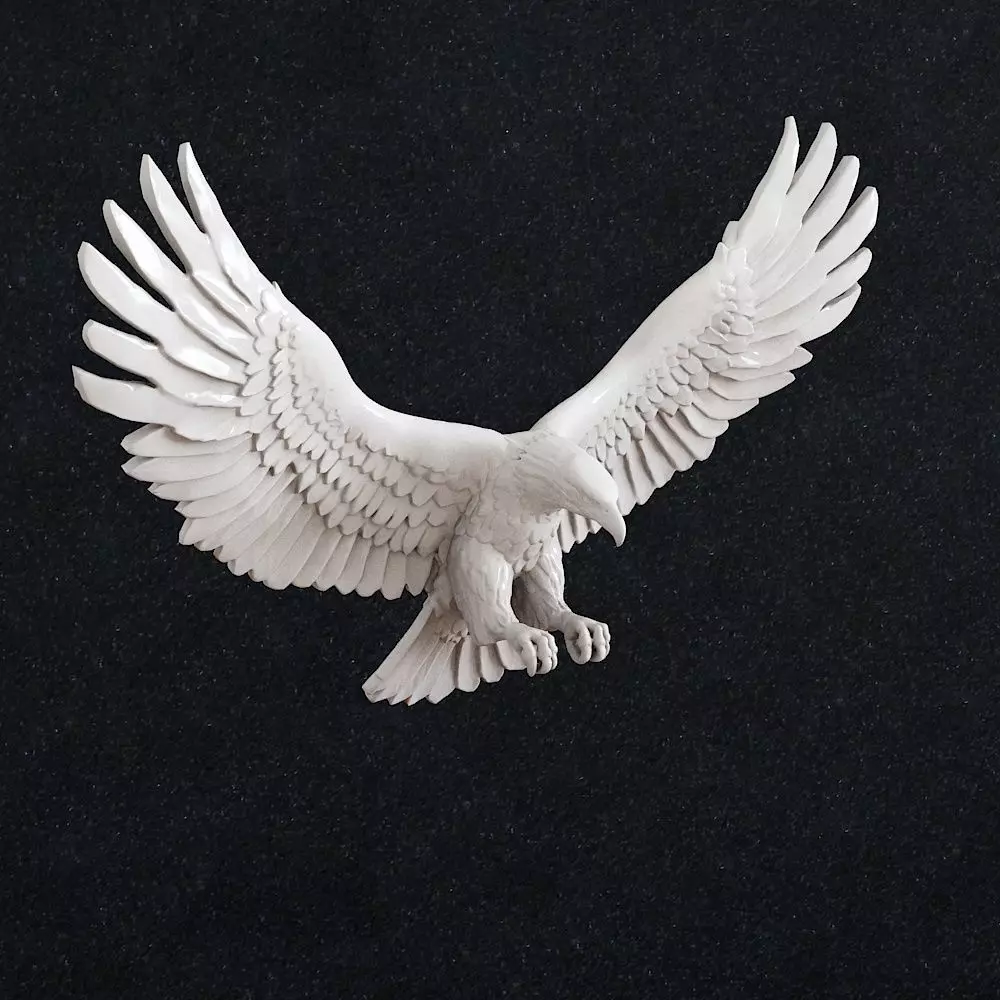 Eagle Pendant 3D print model_0
