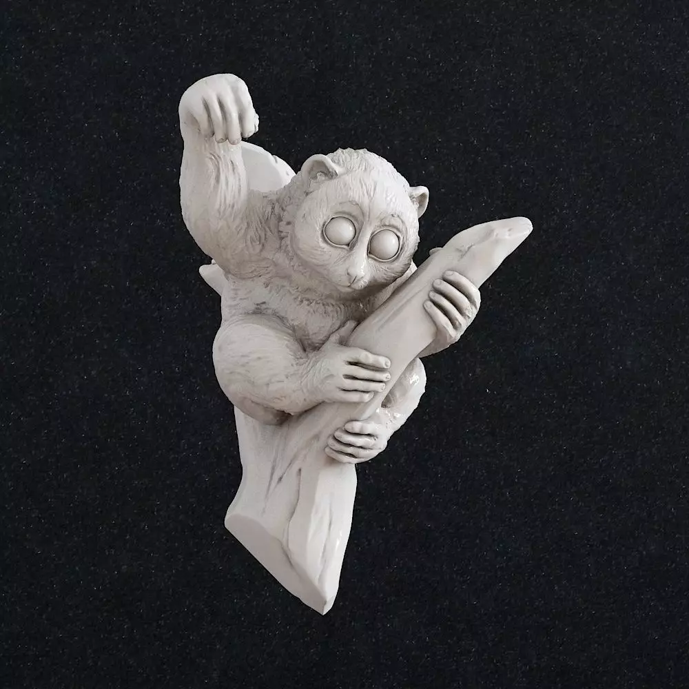 Lemur Lori Lamp 3D print model