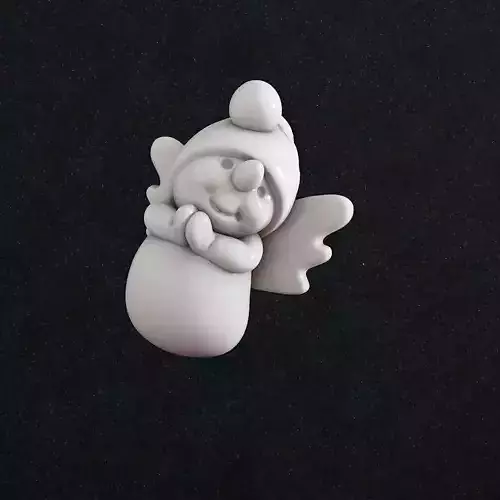 Snowman Pendant 3D print model