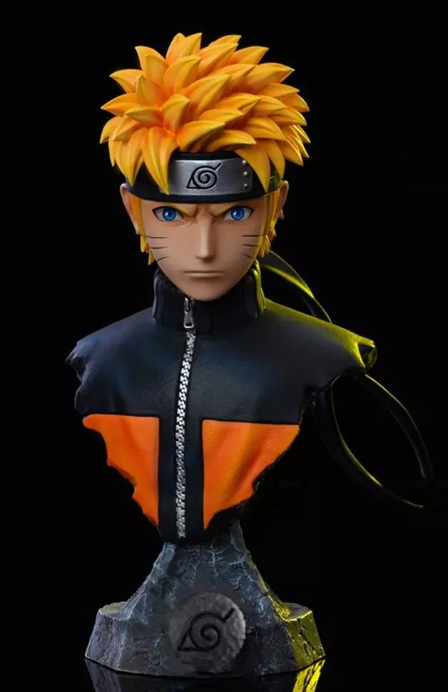 Naruto Bust stl file 3D print model_0