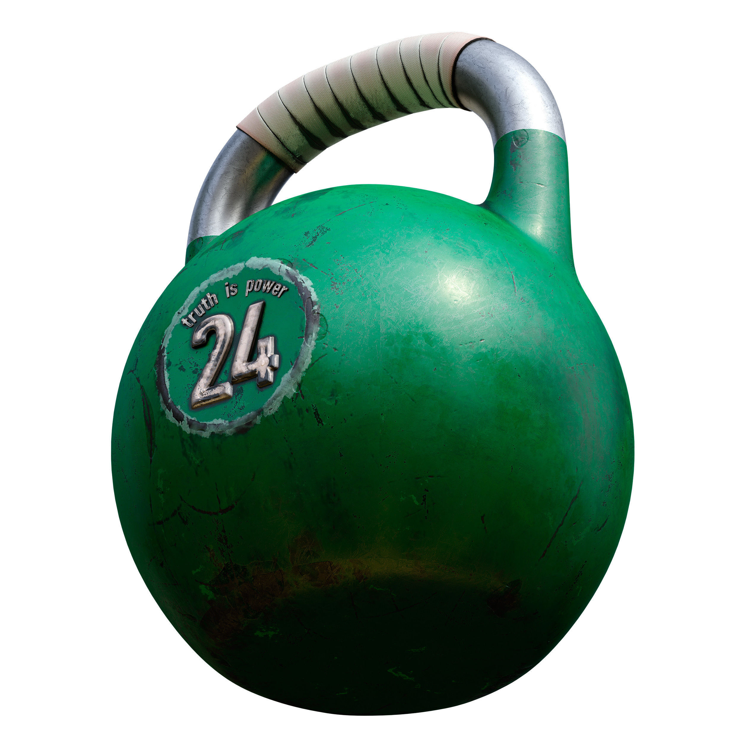 Old weights worn out - set 3D model_7