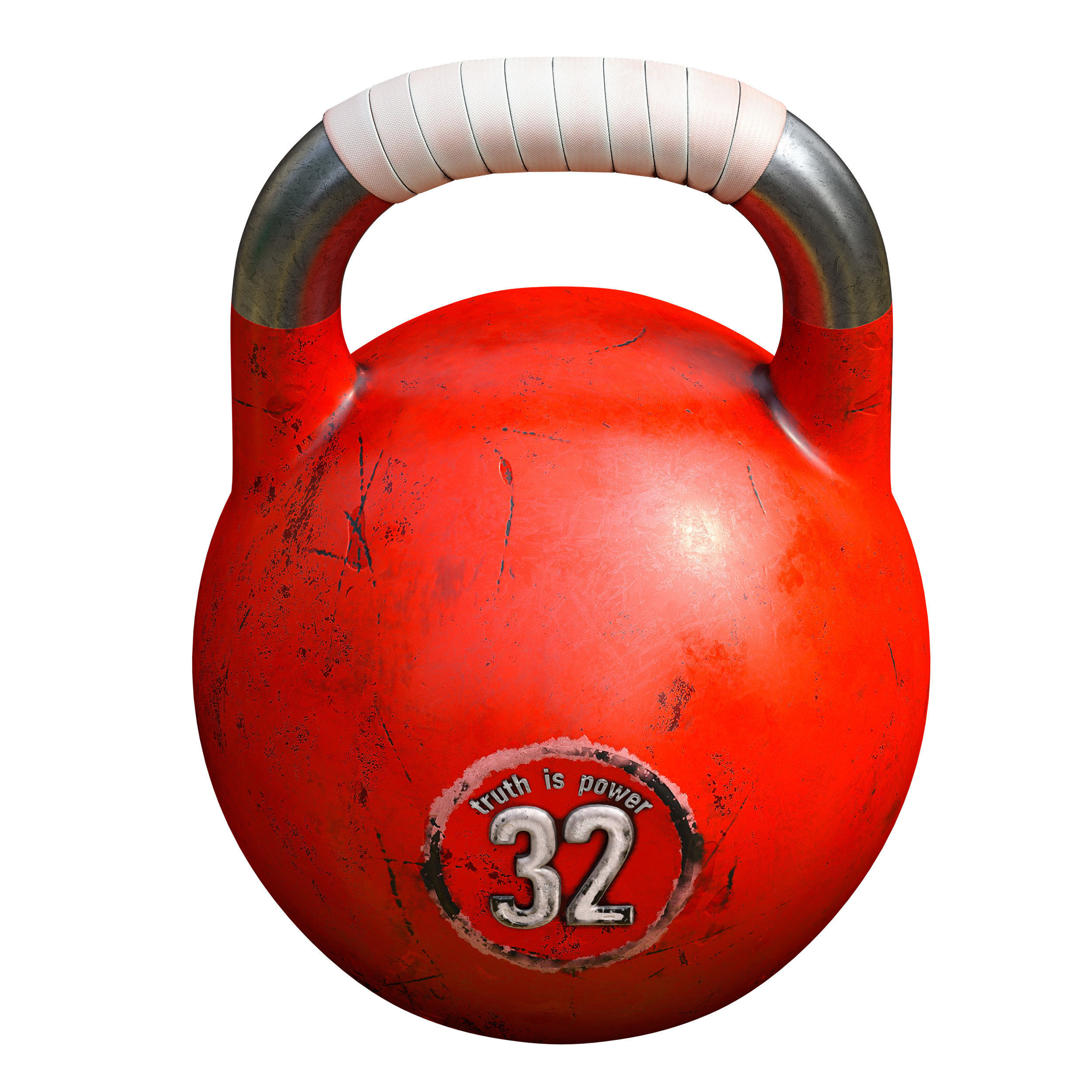 Old weights worn out - set 3D model_16